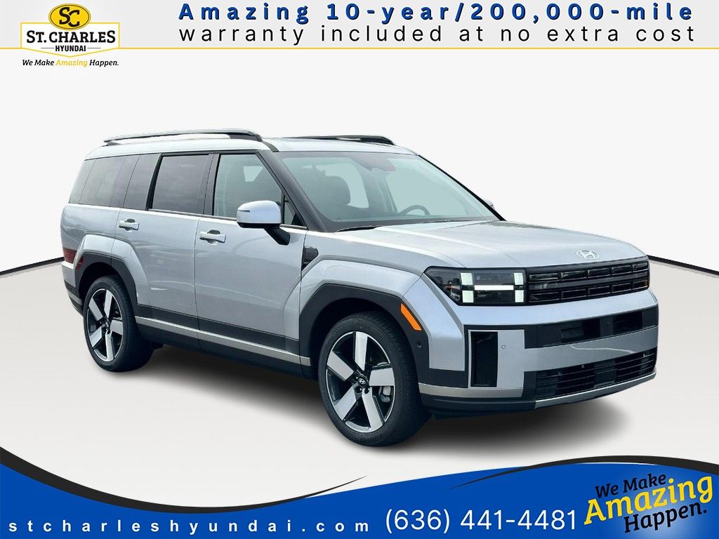 Shimmering Silver Pearl 2026 Hyundai Santa Fe SUV / Crossover All-Wheel Drive 8-Speed Automatic