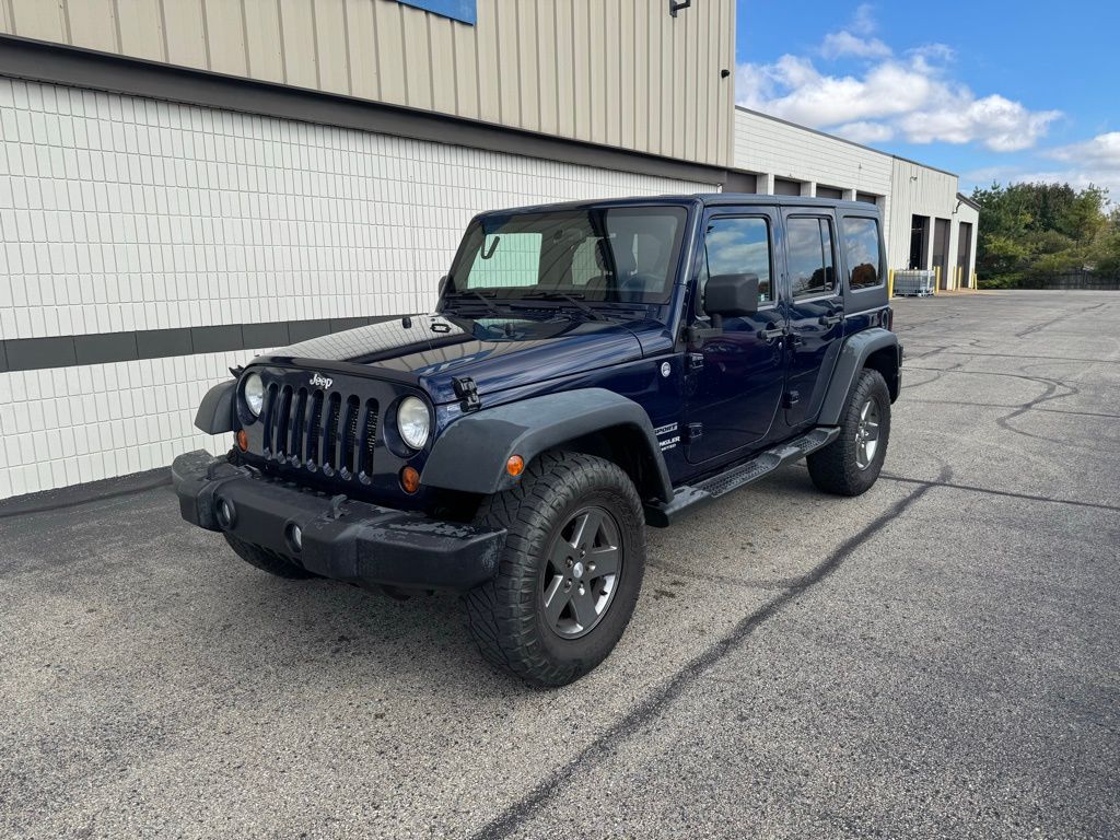 True Blue Pearlcoat 2013 Jeep Wrangler Unlimited Sport 4WD SUV / Crossover Four-Wheel Drive 5-Speed Automatic