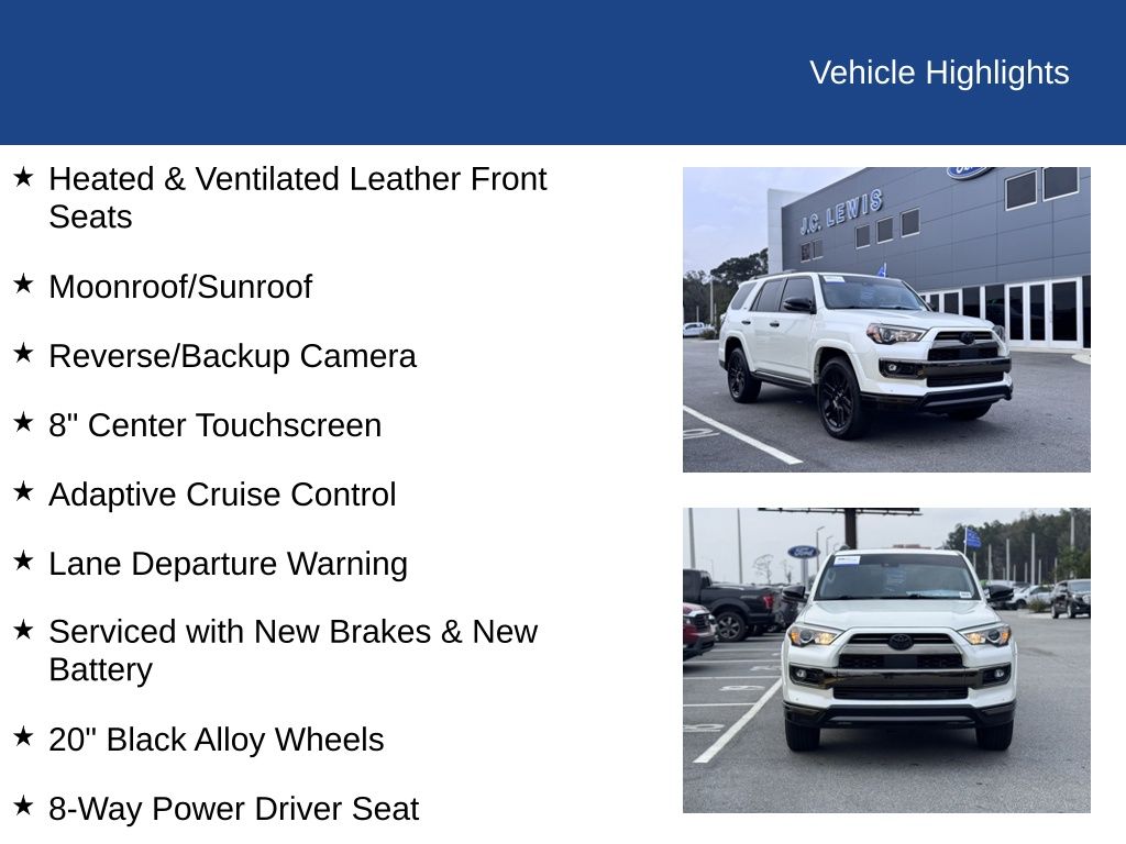 2021 Toyota 4Runner Nightshade Special Edition