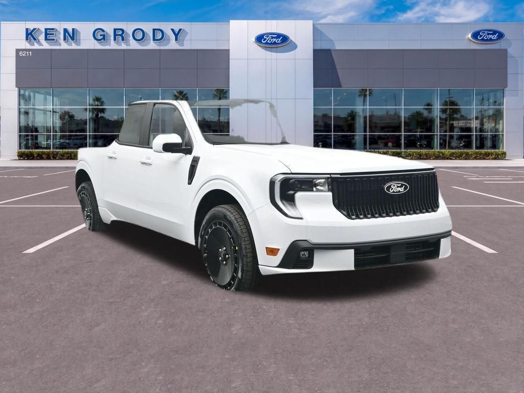 Oxford White 2025 Ford Maverick Pickup Truck All-Wheel Drive 7-Speed Automatic