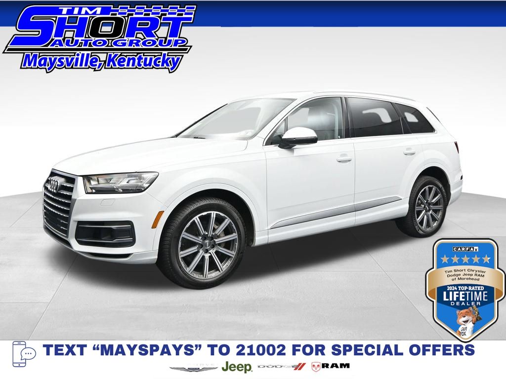 Glacier White 2018 Audi Q7 3.0 TFSI quattro Prestige SUV / Crossover All-Wheel Drive 8-Speed Automatic
