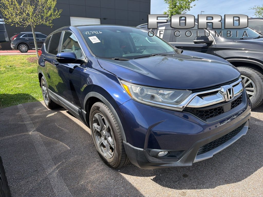 Black (Obsidian Blue Pearl) 2018 Honda CR-V EX FWD SUV / Crossover Front-Wheel Drive Continuously Variable Transmission