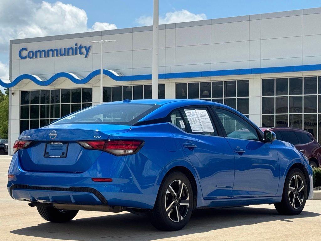 2024 Nissan Sentra SV Blue at Bravo Nissan