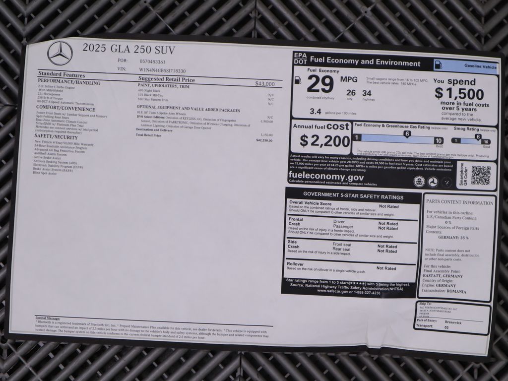 2025 Mercedes-Benz GLA 250 9