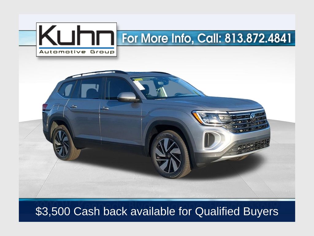 Silver Mist Metallic 2026 Volkswagen Atlas SUV / Crossover Front-Wheel Drive 8-Speed Automatic