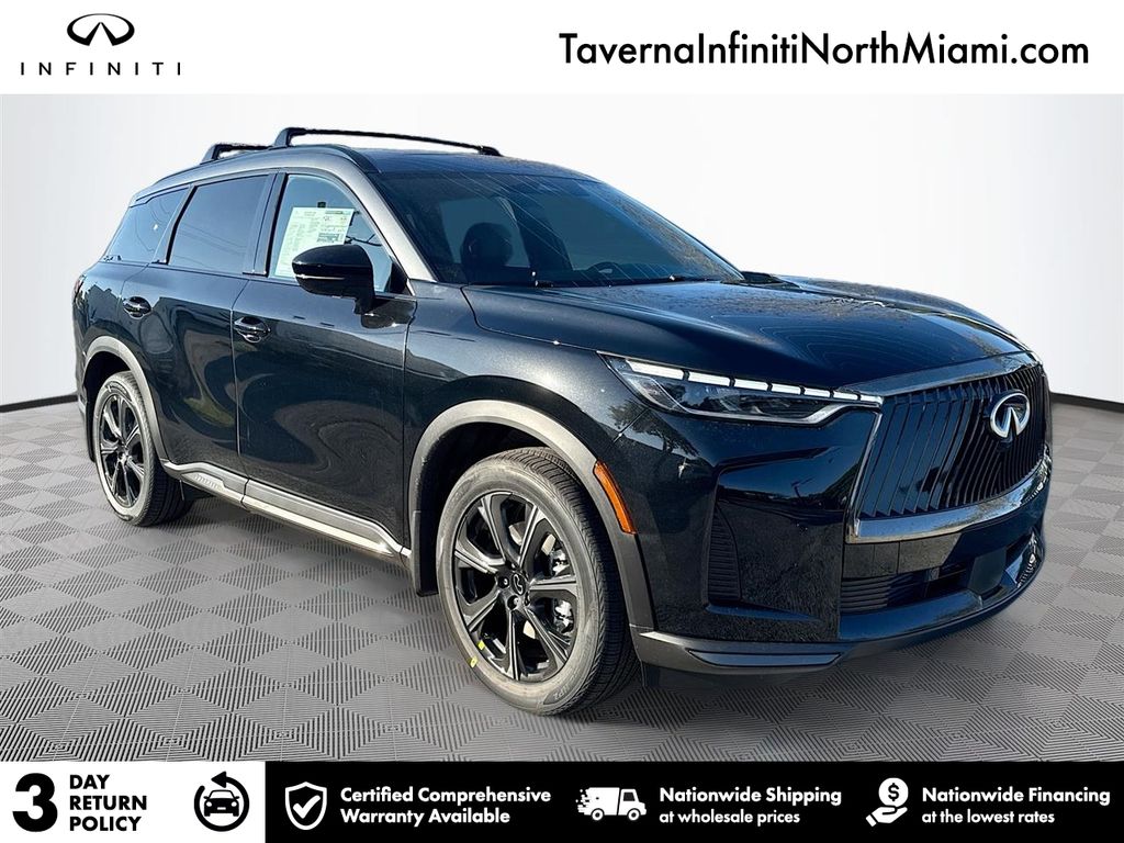 Black / Graphite 2026 INFINITI QX60 SUV / Crossover All-Wheel Drive 9-Speed Automatic