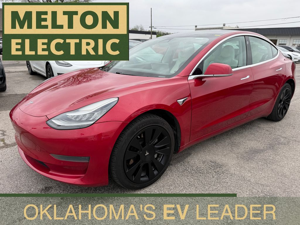 Red Multi-Coat 2020 Tesla Model 3 Standard Range Plus RWD Sedan Rear-Wheel Drive 1-Speed Automatic