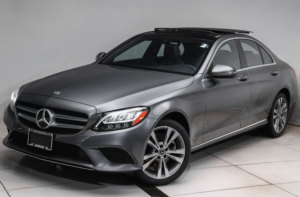 Selenite Gray Metallic 2019 Mercedes-Benz C-Class C 300 4MATIC Sedan All-Wheel Drive 9-Speed Automatic