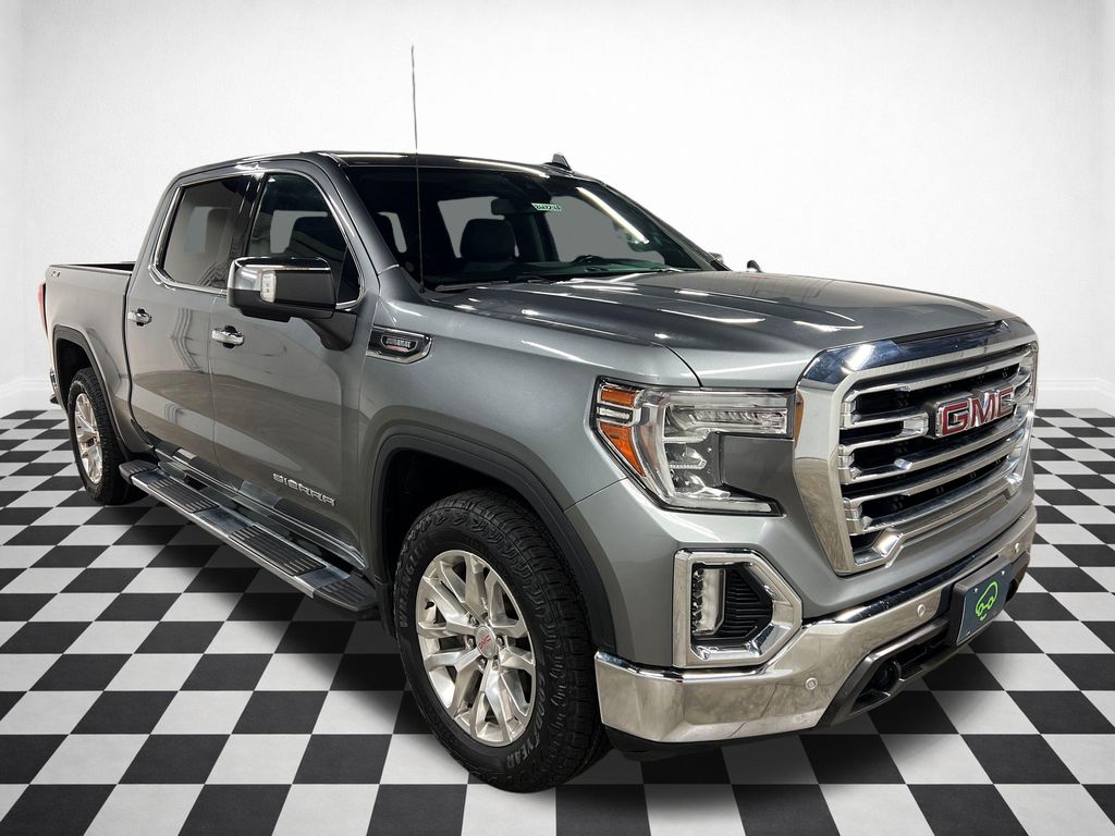 Gray (Satin Steel Metallic) 2021 GMC Sierra 1500 Pickup Truck Four-Wheel Drive Automatic