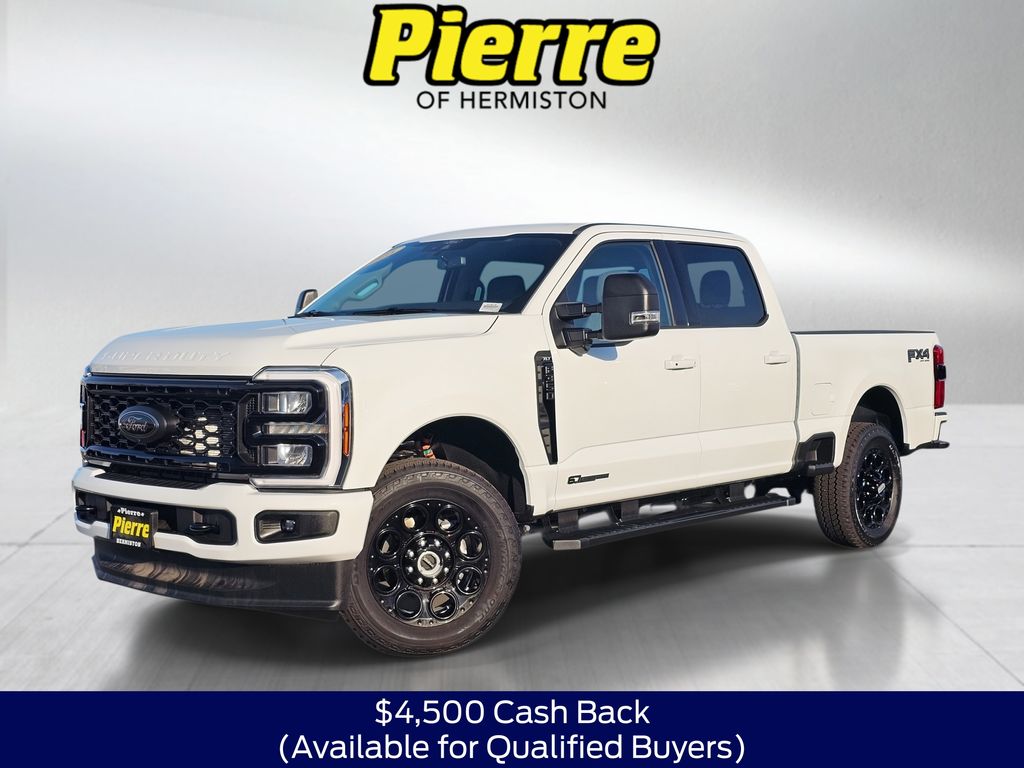Oxford White 2025 Ford F-350 Super Duty XLT Crew Cab 4WD Pickup Truck Four-Wheel Drive Automatic