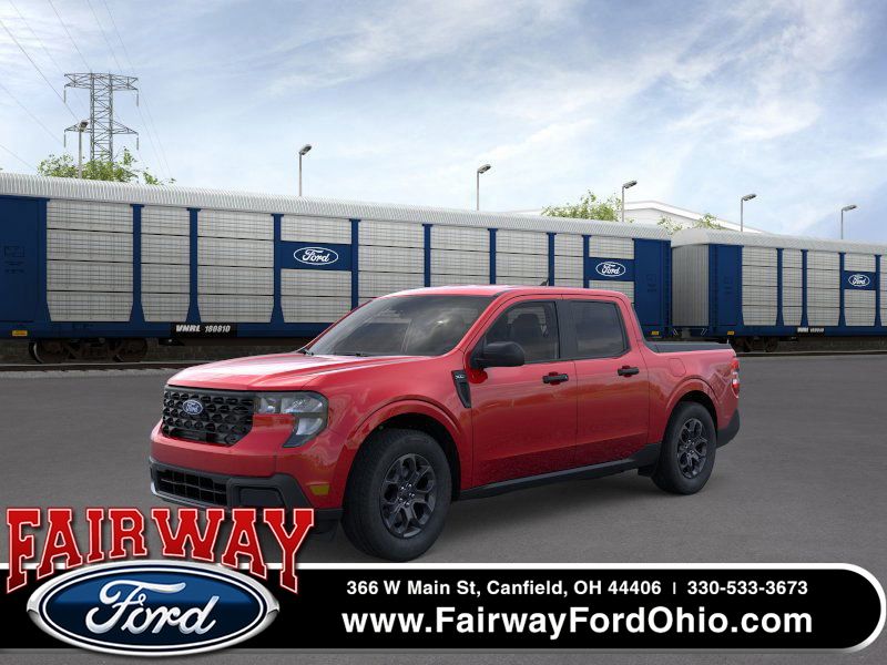 Ruby Red Metallic 2026 Ford Maverick XLT SuperCrew AWD Pickup Truck All-Wheel Drive 8-Speed Automatic