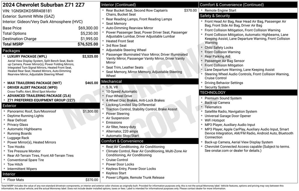 Used 2024 Chevrolet Suburban SUV