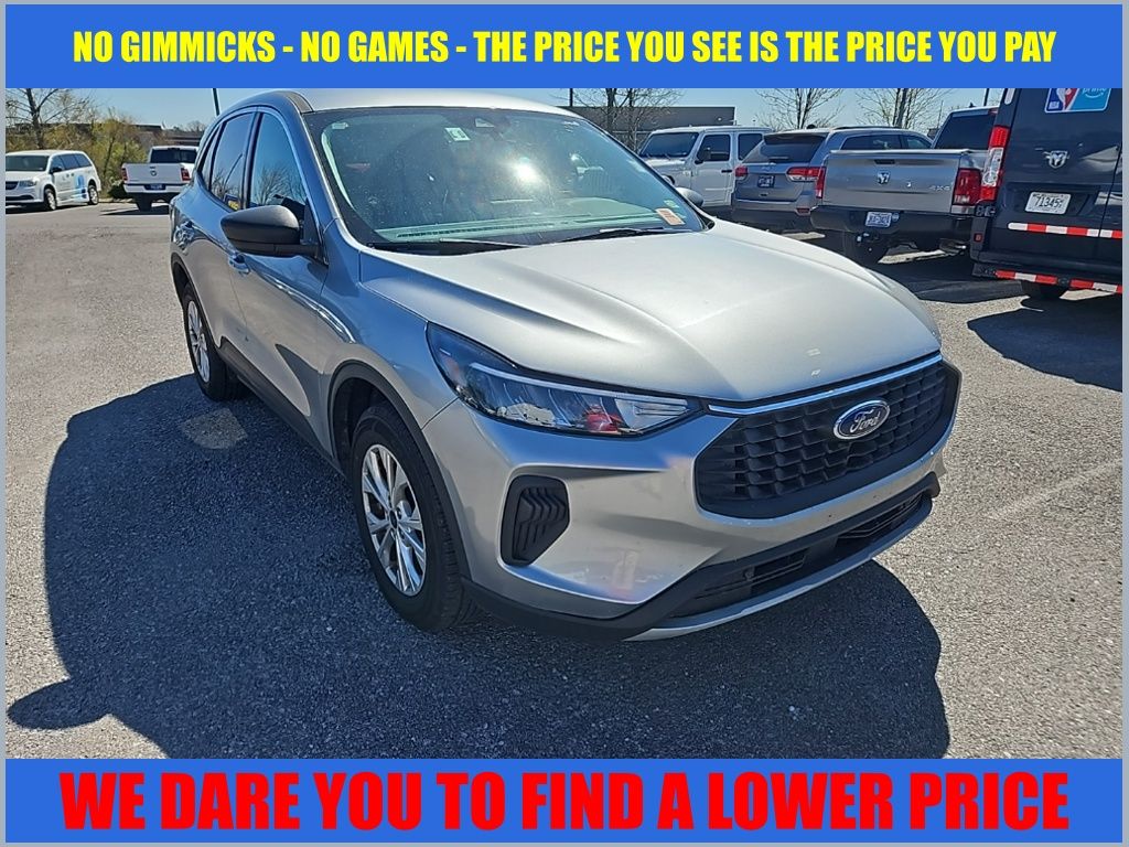 Iconic Silver Metallic 2024 Ford Escape Active AWD SUV / Crossover All-Wheel Drive 8-Speed Automatic