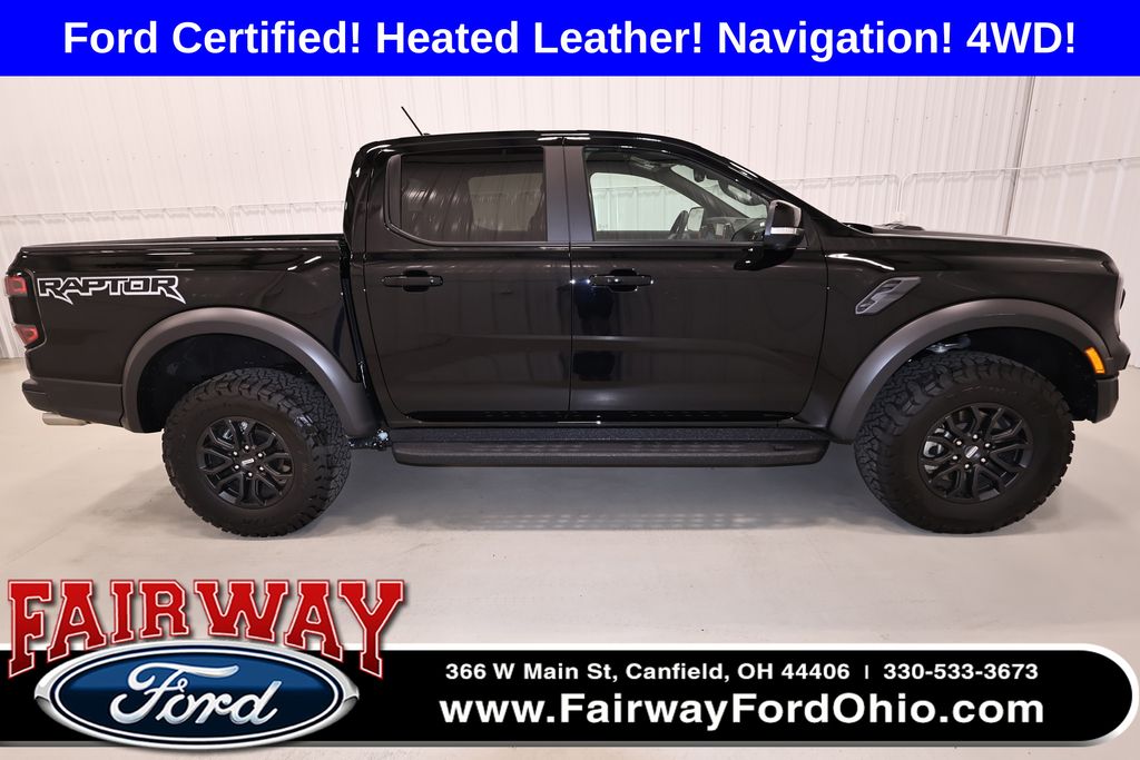 Shadow Black 2025 Ford Ranger Pickup Truck Four-Wheel Drive Automatic