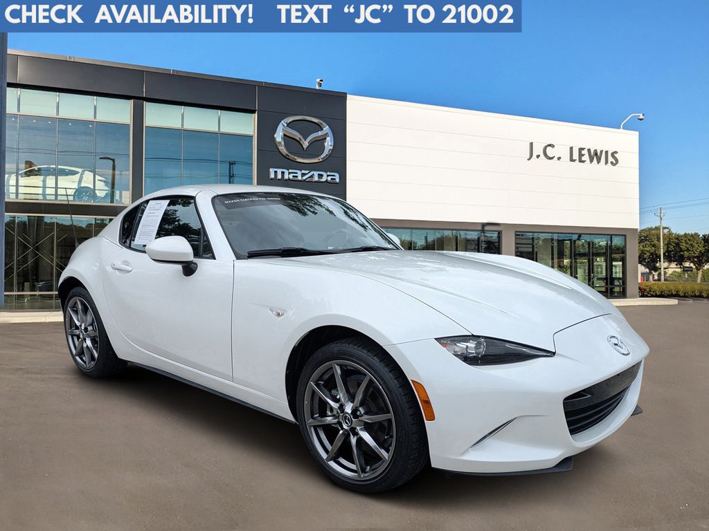 Snowflake White Pearl Mica 2022 Mazda MX-5 Miata RF Grand Touring RWD Convertible Rear-Wheel Drive 6-Speed Automatic