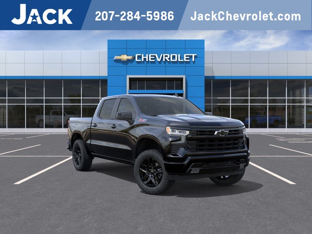 Black 2026 Chevrolet Silverado 1500 Pickup Truck Four-Wheel Drive Automatic