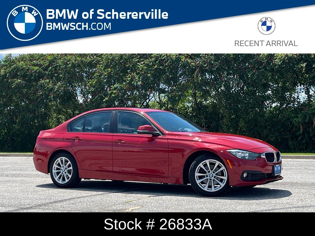 Melbourne Red Metallic 2017 BMW 3 Series Sedan All-Wheel Drive 8-Speed Automatic
