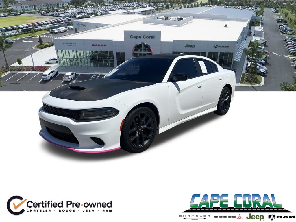 White Knuckle Clearcoat 2023 Dodge Charger Sedan Rear-Wheel Drive 8-Speed Automatic