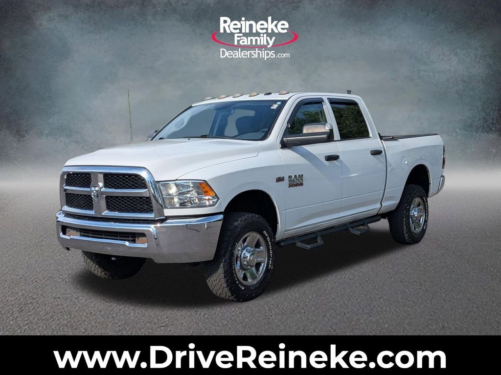 Bright White Clearcoat 2018 RAM 2500 Tradesman Crew Cab 4WD Pickup Truck Four-Wheel Drive 6-Speed Automatic