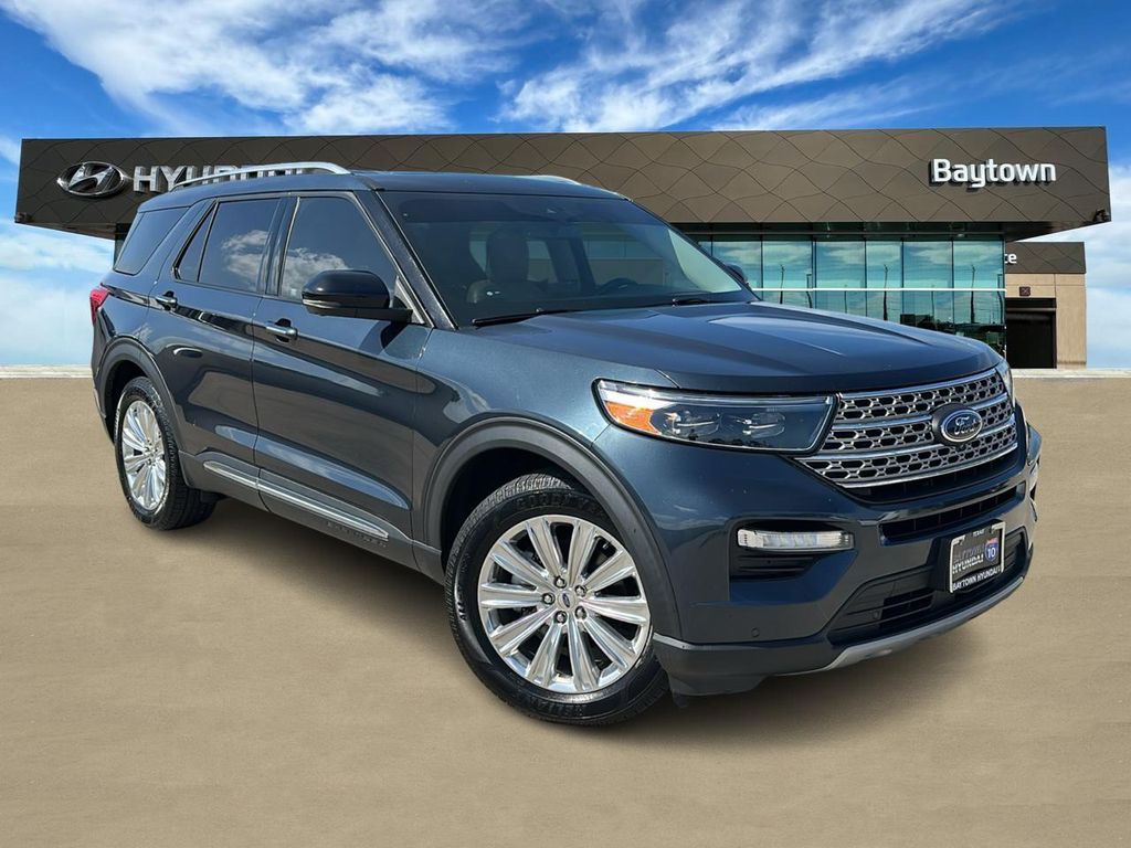 2022 Ford Explorer Limited Blue at DeMontrond Auto Country