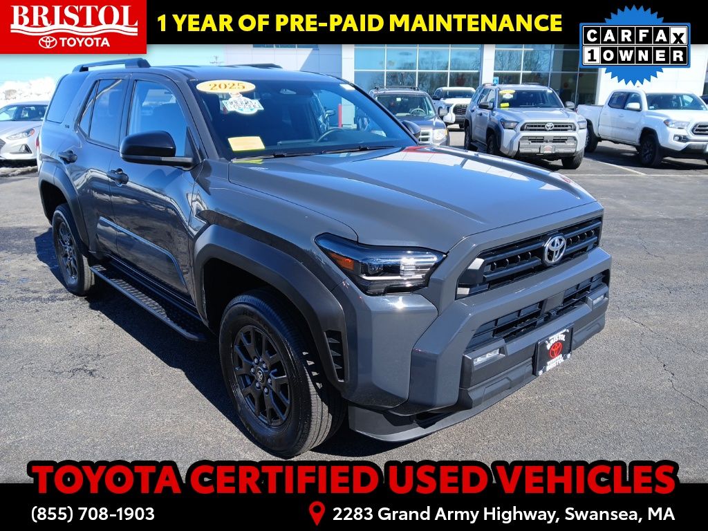 Gray 2025 Toyota 4Runner SR5 4WD SUV / Crossover Four-Wheel Drive 8-Speed Automatic