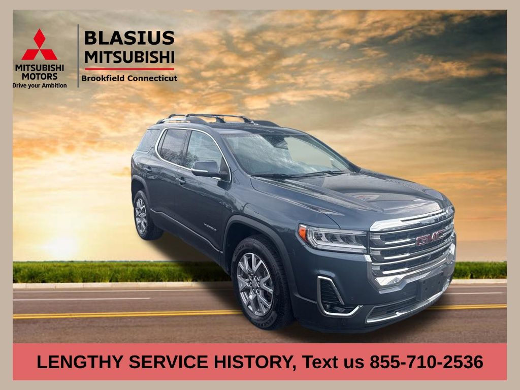 Gray (Dark Sky Metallic) 2020 GMC Acadia SLT AWD SUV / Crossover Four-Wheel Drive 9-Speed Automatic