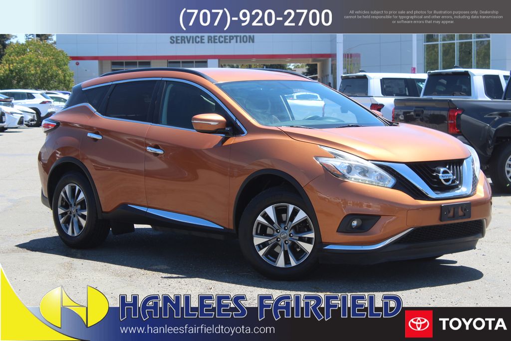 Pacific Sunset Metallic 2015 Nissan Murano SUV / Crossover All-Wheel Drive Continuously Variable Transmission