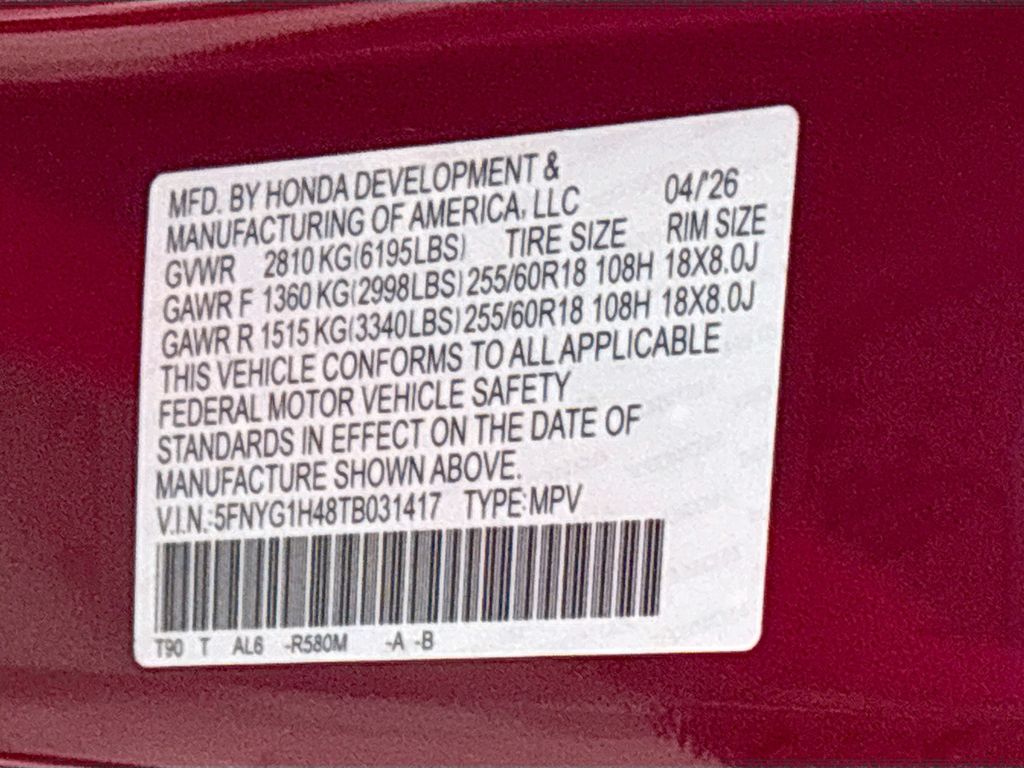 2026 Honda Pilot EX-L