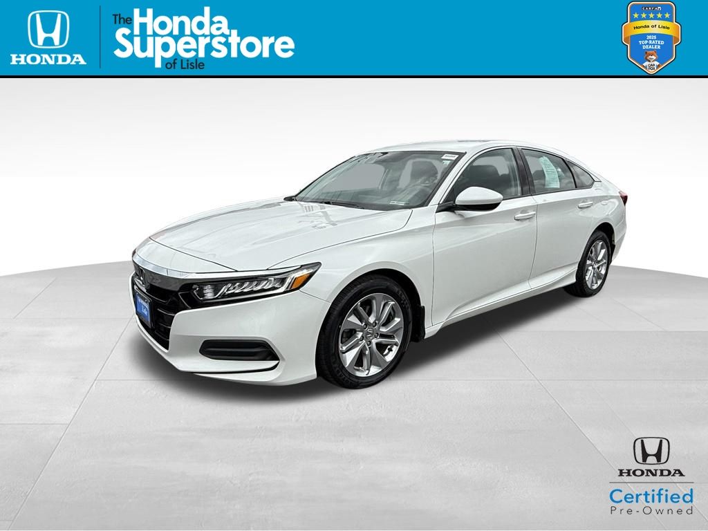 Platinum White Pearl 2020 Honda Accord 1.5T LX FWD Sedan Front-Wheel Drive Continuously Variable Transmission
