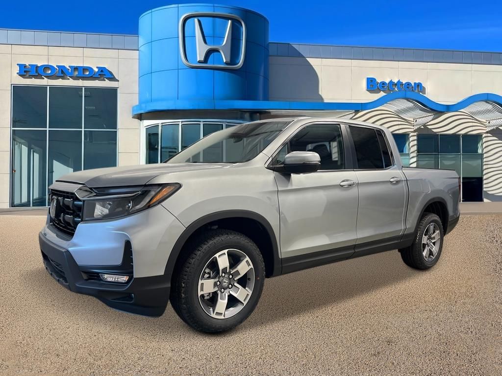Solar Silver Metallic 2026 Honda Ridgeline Pickup Truck All-Wheel Drive 9-Speed Automatic
