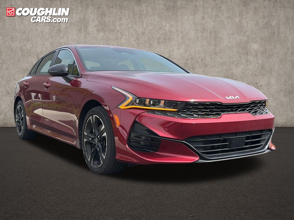 Passion Red 2024 Kia K5 GT-Line FWD Sedan Front-Wheel Drive 8-Speed Automatic