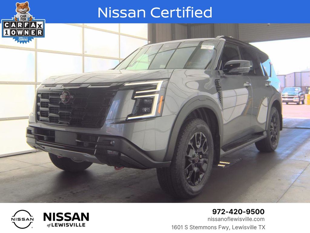 Gun Metallic/Super Black 2025 Nissan Armada SUV / Crossover Four-Wheel Drive 9-Speed Automatic