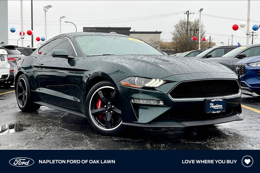 Green 2020 Ford Mustang Bullitt Coupe RWD Coupe Rear-Wheel Drive 6-Speed Manual