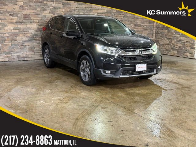 Black 2019 Honda CR-V EX AWD SUV / Crossover All-Wheel Drive Continuously Variable Transmission