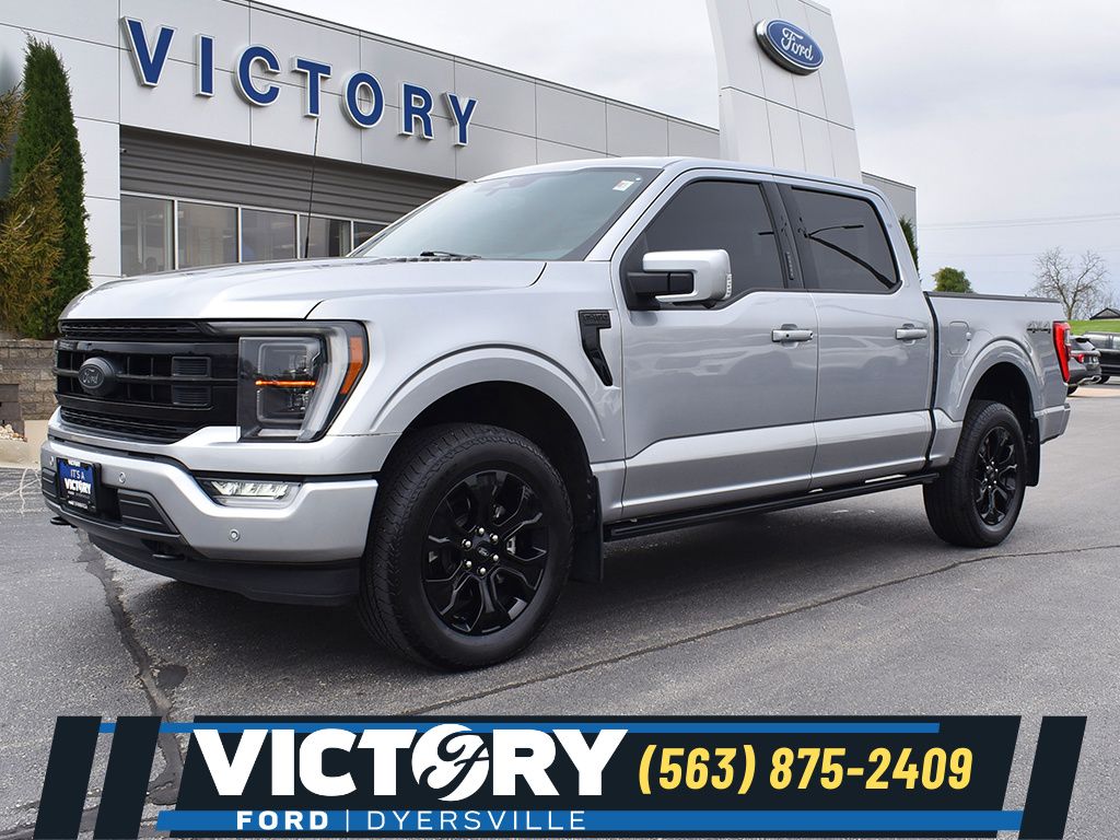 Iconic Silver Metallic 2023 Ford F-150 Pickup Truck Four-Wheel Drive Automatic