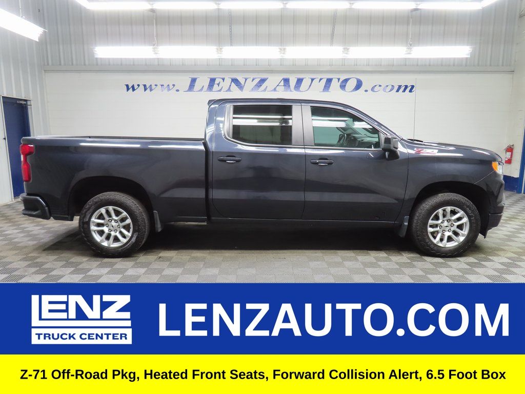 Dark Ash Metallic 2023 Chevrolet Silverado 1500 Pickup Truck Four-Wheel Drive Automatic