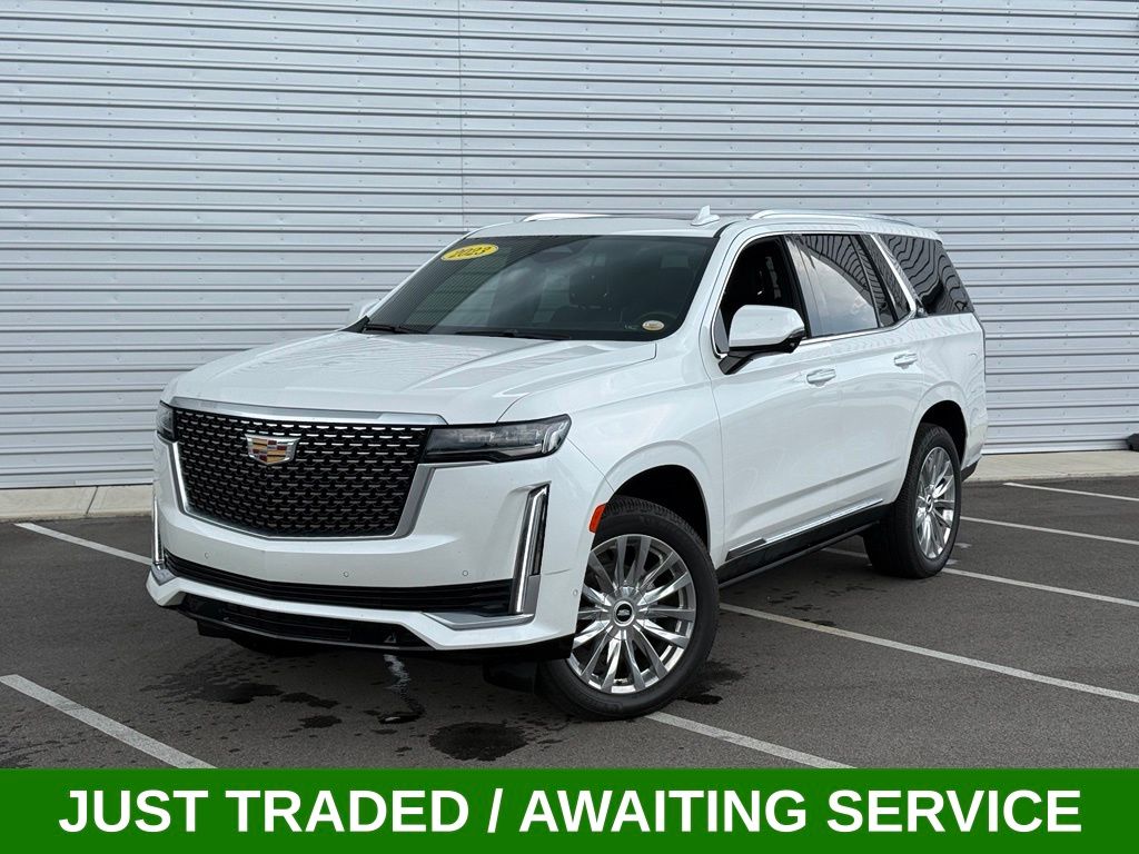 Crystal White Tricoat 2023 Cadillac Escalade SUV / Crossover Four-Wheel Drive Automatic