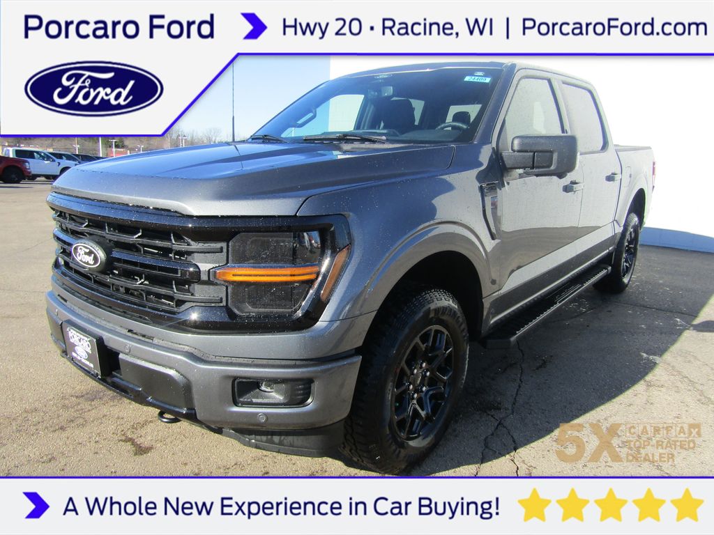 Carbonized Gray Metallic 2026 Ford F-150 XLT SuperCrew 4WD Pickup Truck Four-Wheel Drive Automatic