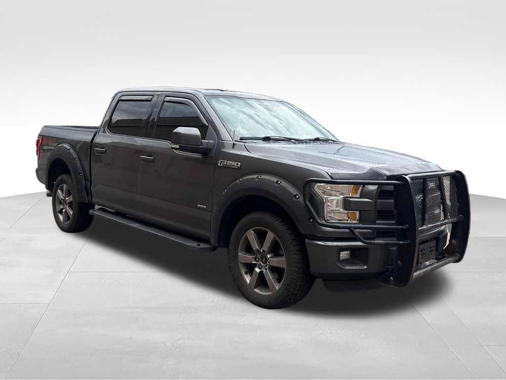 Gray (Magnetic Metallic) 2015 Ford F-150 Pickup Truck Four-Wheel Drive 6-Speed Automatic