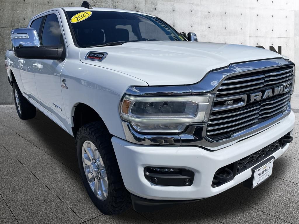Bright White Clearcoat 2023 RAM 2500 Pickup Truck Four-Wheel Drive 6-Speed Automatic