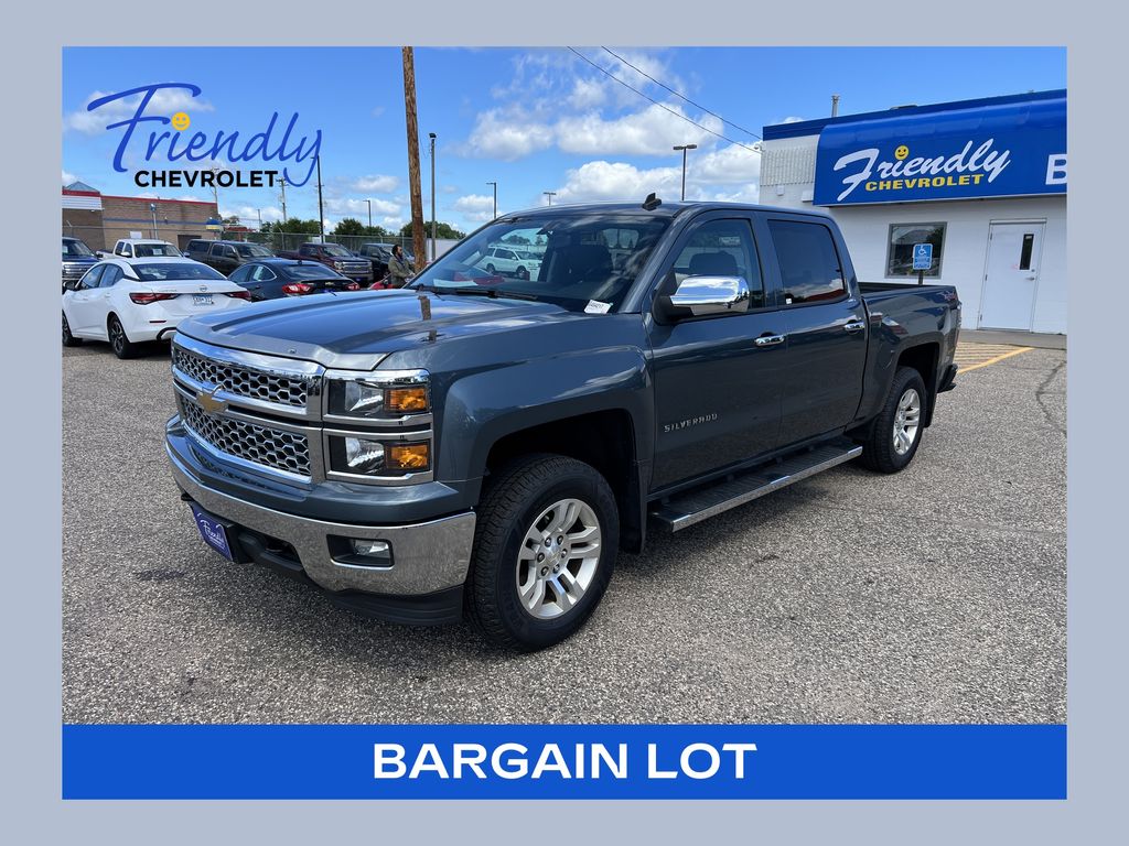 Blue Granite Metallic 2014 Chevrolet Silverado 1500 Pickup Truck Four-Wheel Drive 6-Speed Automatic Overdrive