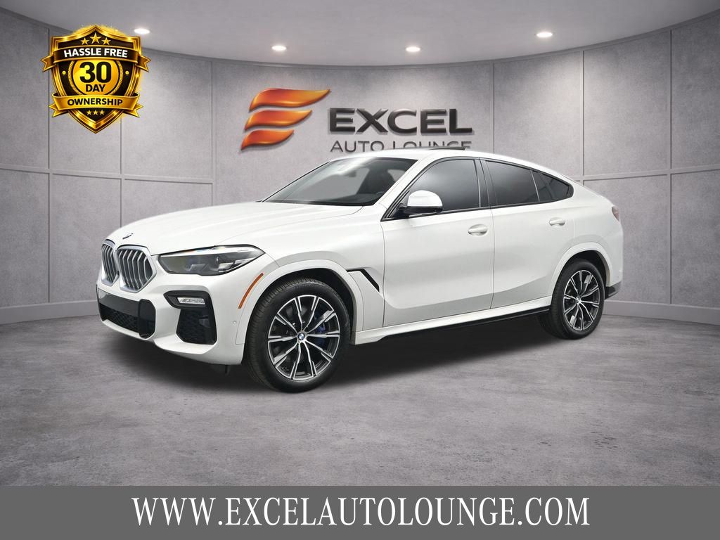 Mineral White Metallic 2020 BMW X6 xDrive40i AWD SUV / Crossover All-Wheel Drive 8-Speed Automatic