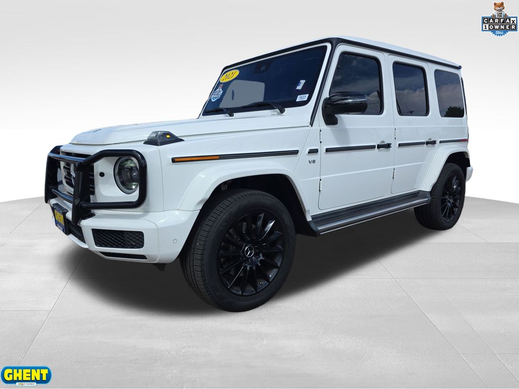 White 2021 Mercedes-Benz G-Class G 550 4MATIC SUV / Crossover All-Wheel Drive 9-Speed Automatic