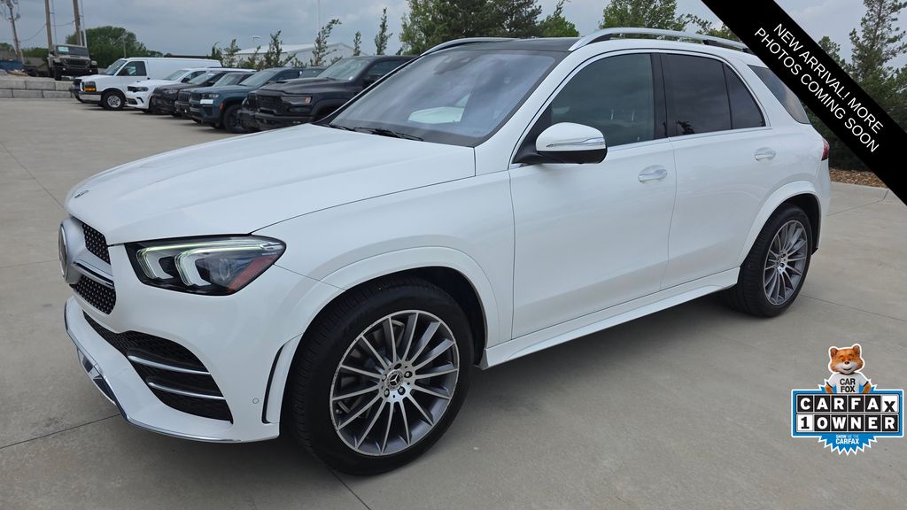 Polar White 2021 Mercedes-Benz GLE 450 4MATIC SUV / Crossover All-Wheel Drive 9-Speed Automatic