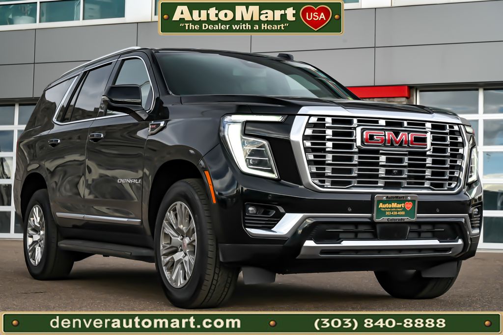 Onyx Black 2025 GMC Yukon SUV / Crossover Four-Wheel Drive 