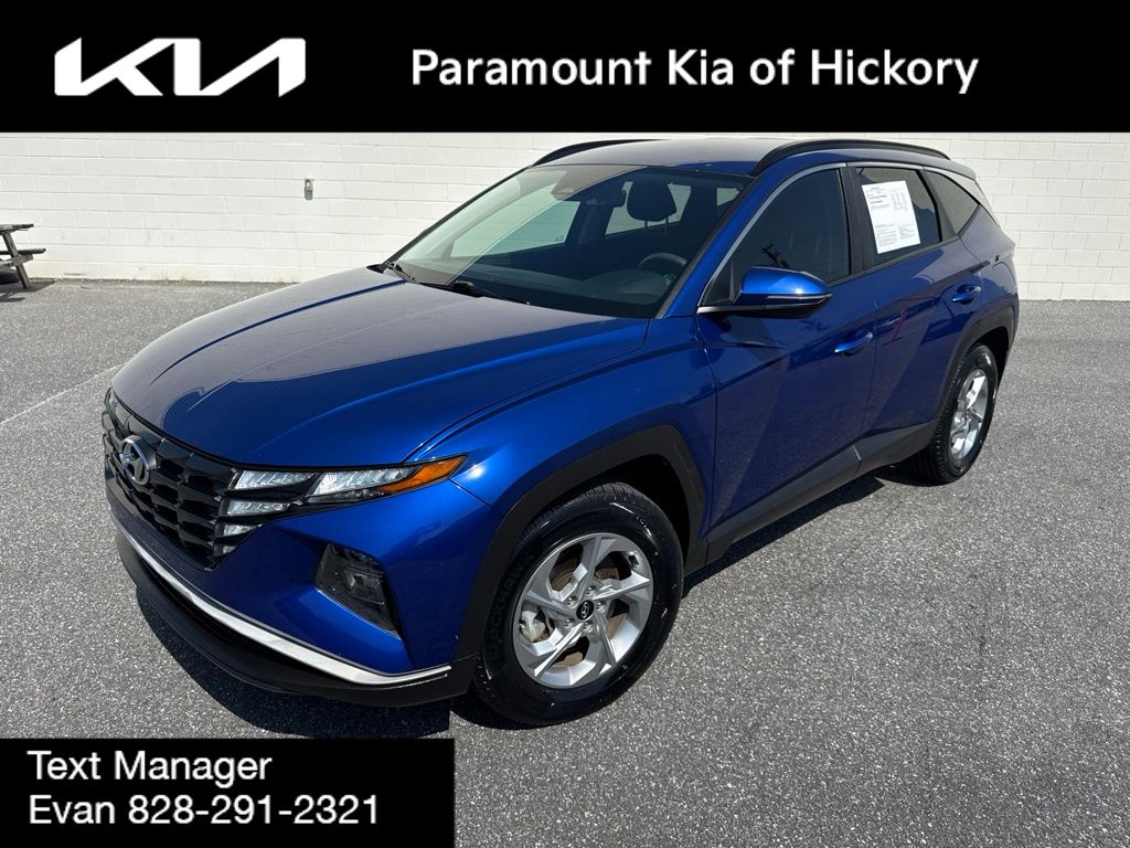Intense Blue 2023 Hyundai Tucson SUV / Crossover Front-Wheel Drive 8-Speed Automatic