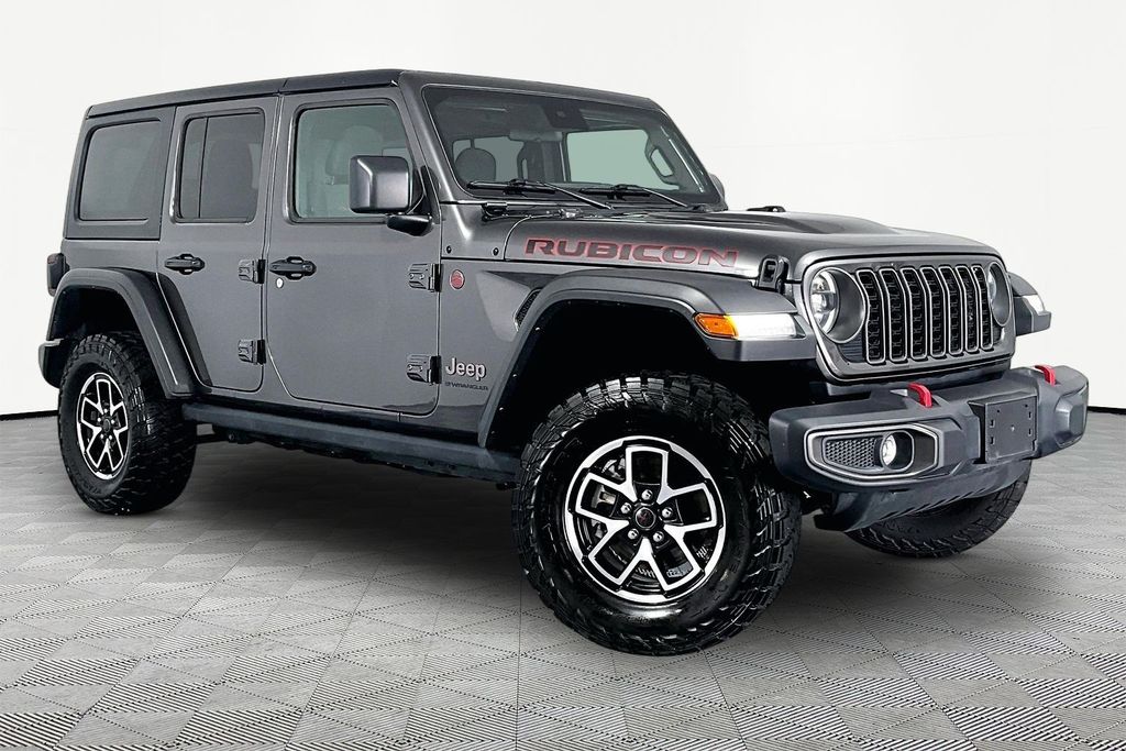 Gray (Granite Crystal Metallic Clearcoat) 2025 Jeep Wrangler Rubicon 4-Door 4WD SUV / Crossover Four-Wheel Drive 8-Speed Automatic