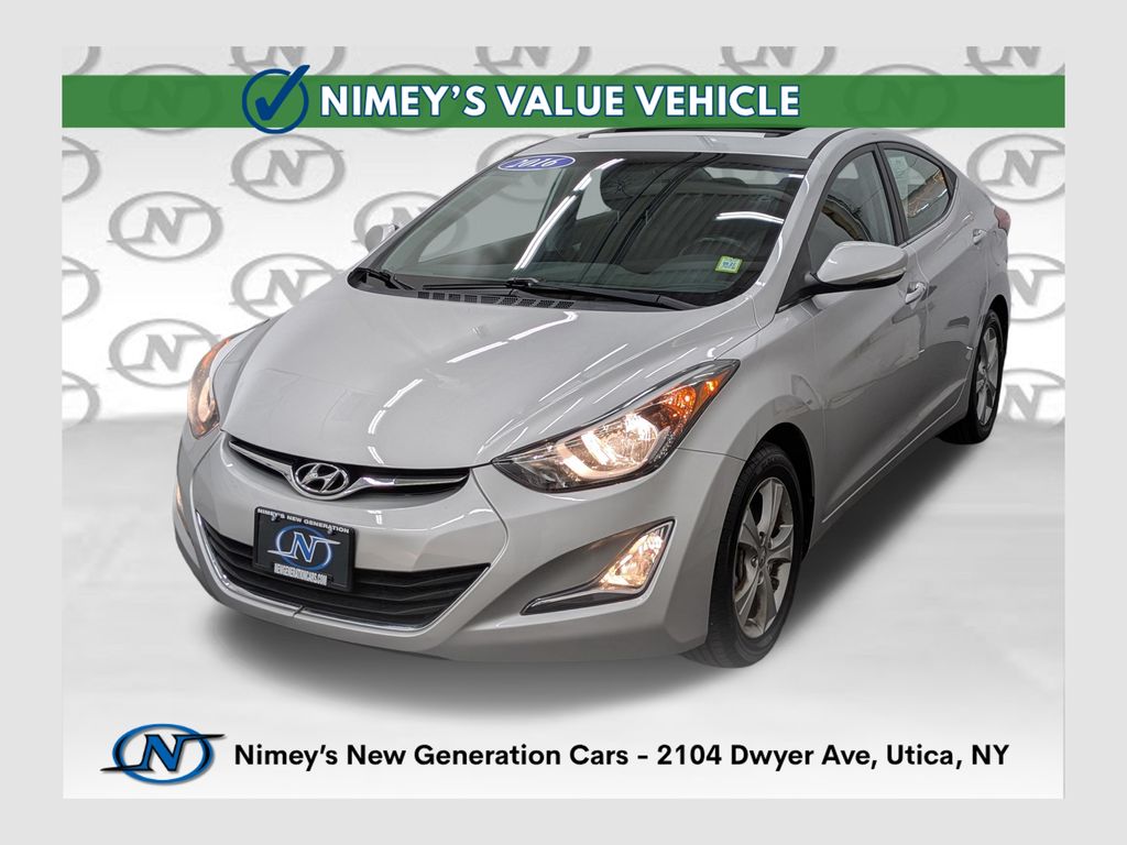 Symphony Silver 2016 Hyundai Elantra Sedan Front-Wheel Drive 6-Speed Automatic