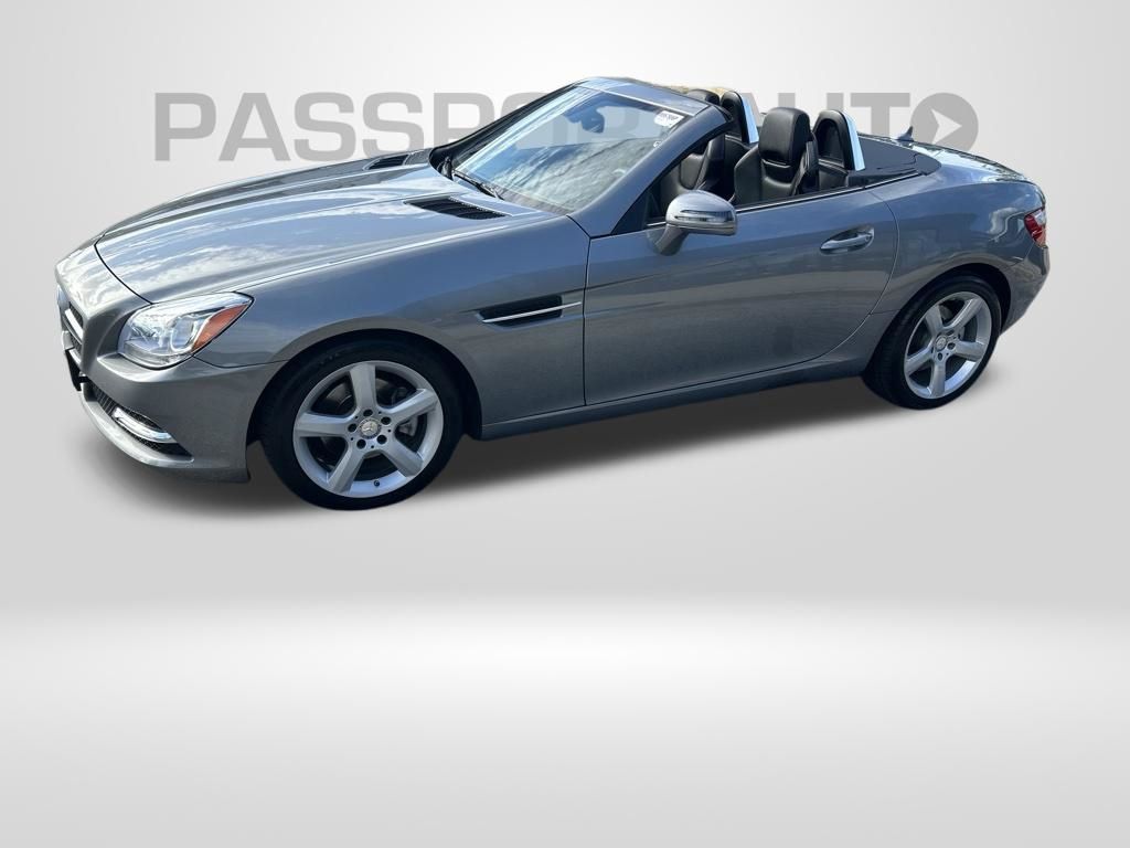 Palladium Silver Metallic 2013 Mercedes-Benz SLK Convertible Rear-Wheel Drive Manual
