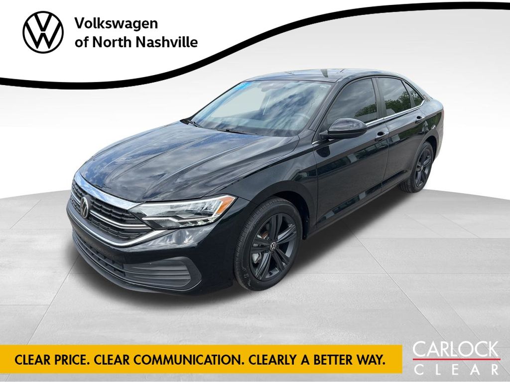 Deep Black Pearl 2023 Volkswagen Jetta 1.5T SE FWD Sedan Front-Wheel Drive 8-Speed Automatic